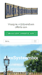 Mobile Screenshot of alexsysteembouw.nl